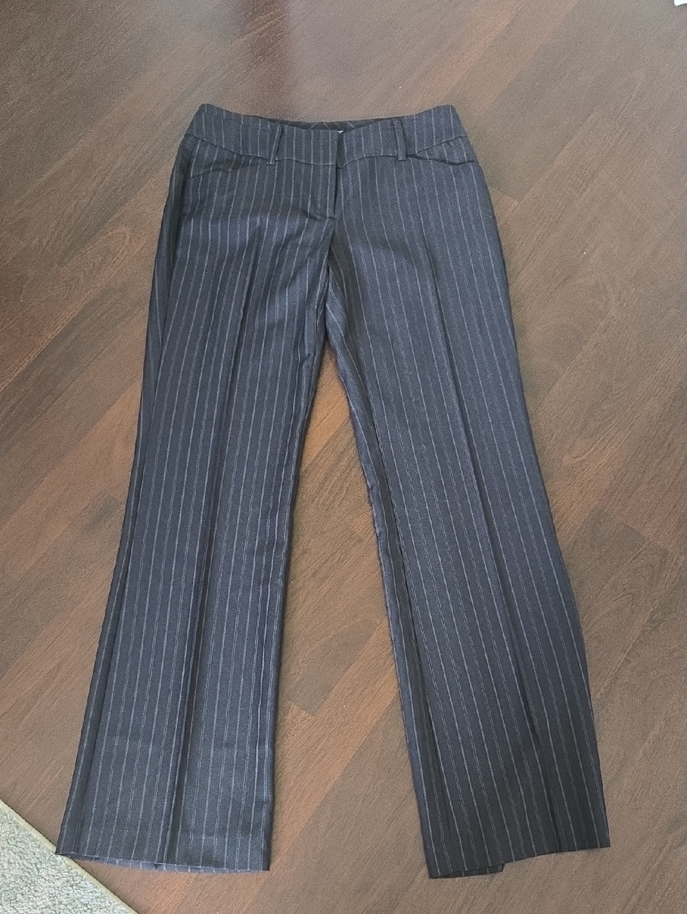 Women’s Navy Pinstripe Dress Pants